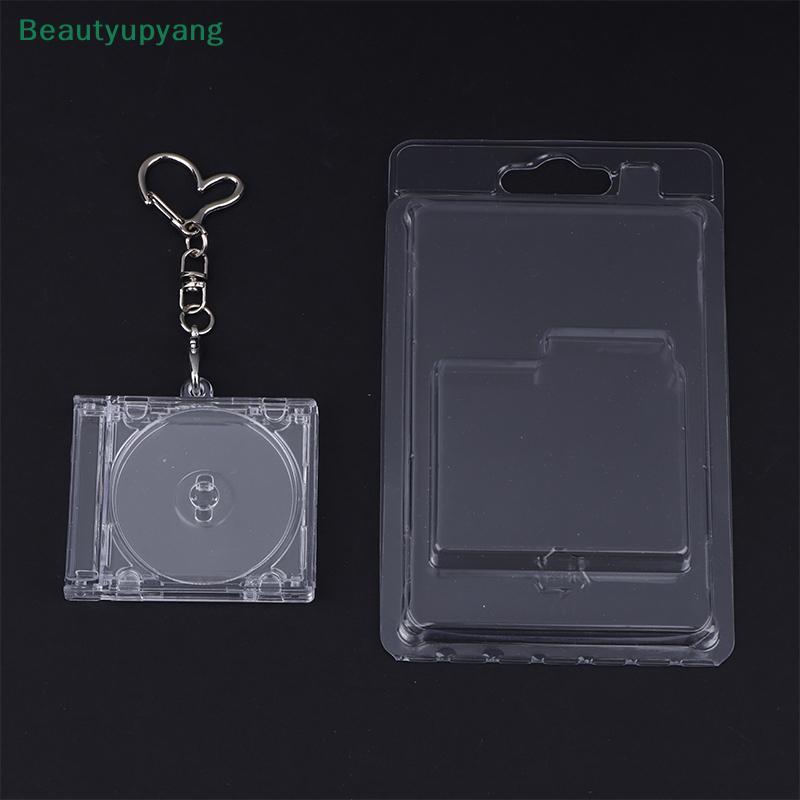 [Beautyupyang] Mini Cd พวงกุญแจอัลบั้มเคสพลาสติก Cd Cases Clear DVD Bulk DVD Jewel Keyring เพลง nk M