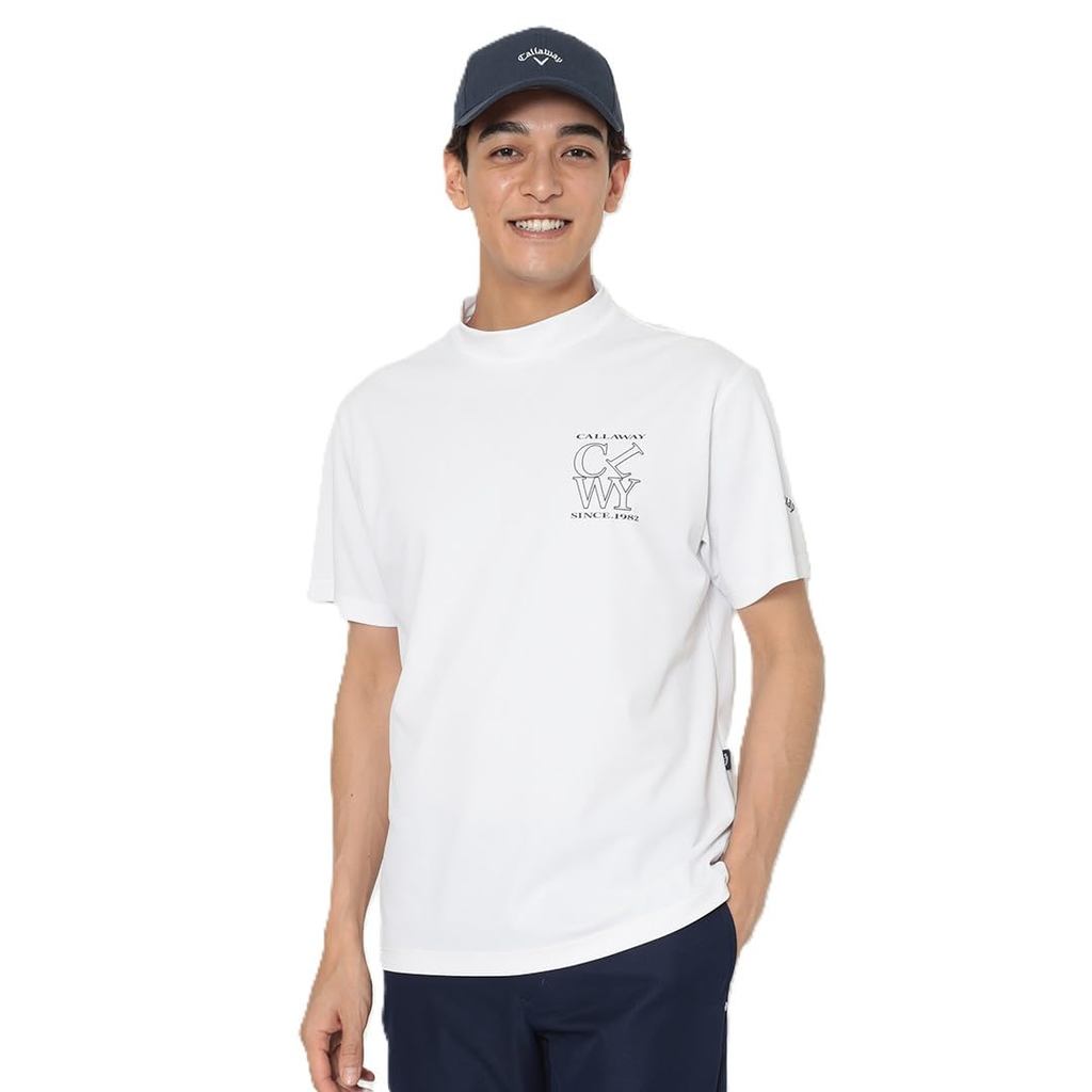 Callaway Men's Short Sleeve Mock Neck Golf Shirt