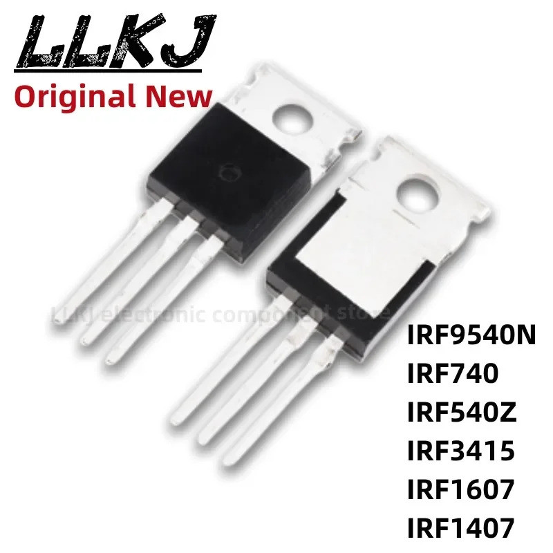 5 ชิ้น IRF9540N IRF740 IRF540Z IRF3415 IRF1607 IRF1407 TO-220 Field Effect ทรานซิสเตอร์