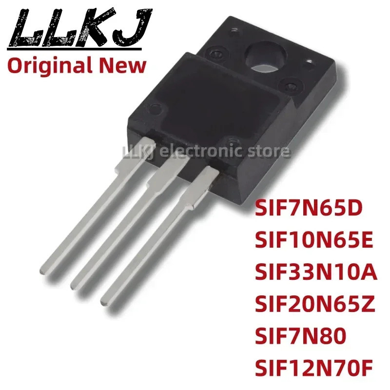 5 ชิ้น SIF7N65D SIF10N65E SIF33N10A SIF20N65Z SIF7N80 SIF12N70F TO-220F Field Effect ทรานซิสเตอร์