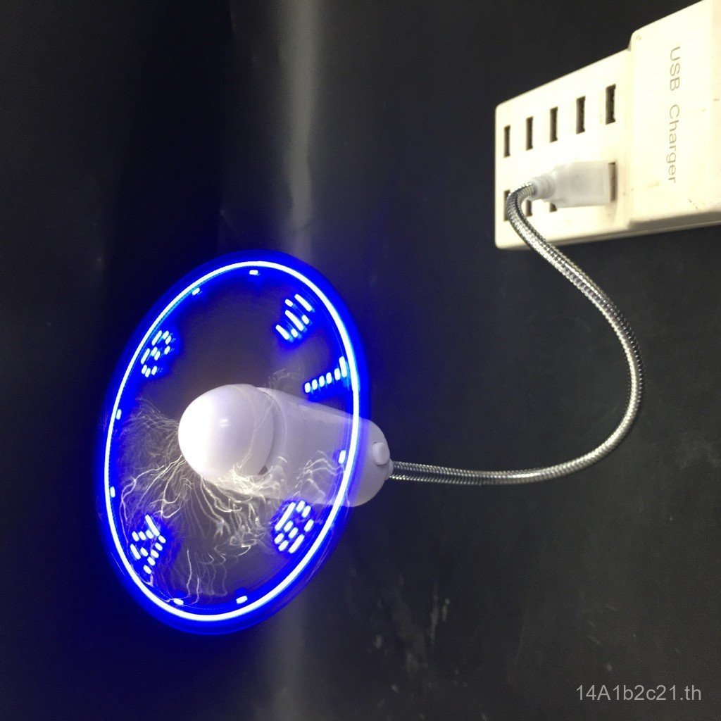 พัดลม USB นาฬิกาพัดลม USB พัดลมกระพริบคําพัดลมท่อพัดลมขนาดเล็กพัดลม USB ขนาดเล็ก