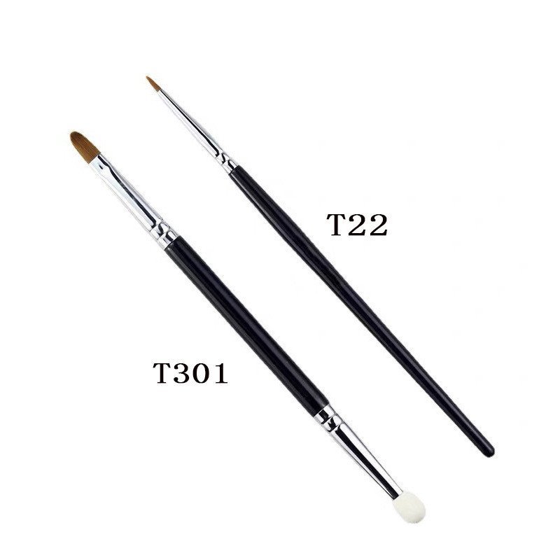 Jonia Double คอนซีลเลอร์แปรงแต่งหน้า T301 แปรงคอนซีลเลอร์คู่ T22 Spot แปรงคอนซีลเลอร์ Influencer แปร