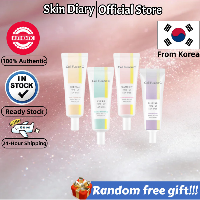 [Cell Fusion C] Neutral Tone-Up Sun Base 40ml/Water Fit Tone-Up Sun Base 40ml/Blurring Tone-Up Sun B