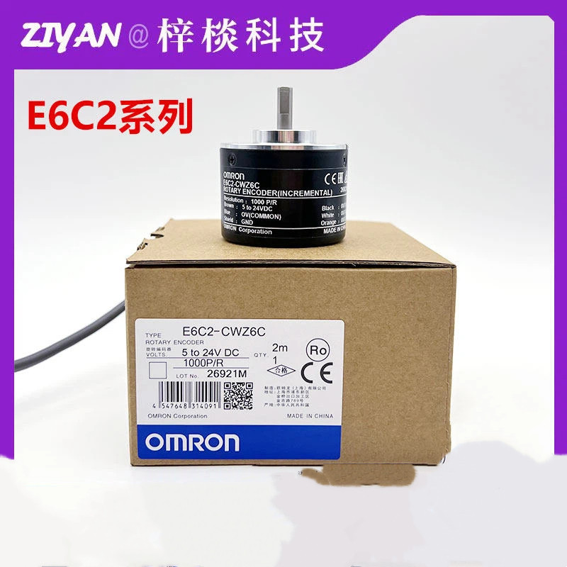 Omron หมุนตัวเข้ารหัสทางเลือก E6C2-CWZ6C1000P/R 1024 600 CWZ1X Z5B