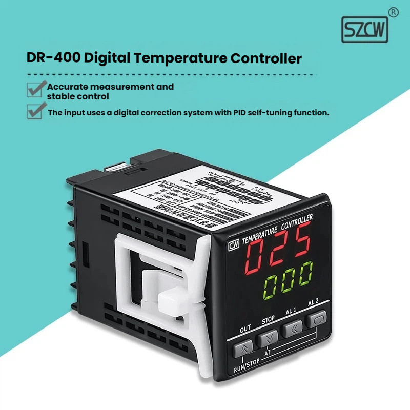 เซินเจิ้น Chuanghong DR-400DR-900 เครื่องควบคุมอุณหภูมิแบบดิจิตอล Thermocouple K-Type ทนความร้อน PT1