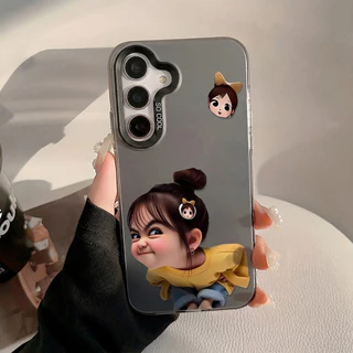 เคสมือถือ For Samsung A56 A55 Case Samsung A07 A17 A57 A27 A37 A06 A16 A54 A22 A15 A05S A36 A54 A27 กำไลกันหาย สี IMD