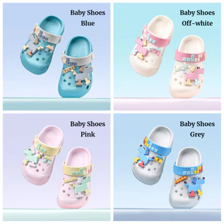 Cheerful Mario 13-20ซม Slipper เด็ก 12สี ลวดลายสัตว์ รองเท้านิ่มเด็ก ฤดูร้อน รองเท้ารัดส้นหัดเดิน น่ารัก แตะเด็กเล็ก