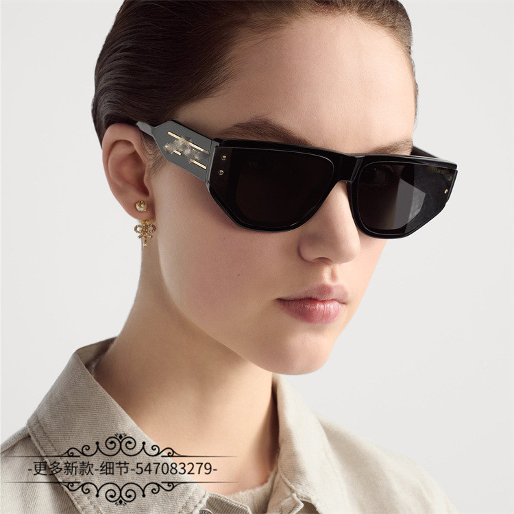 KL3H CD*DI Men's and women's fashion cat-eye acetate sunglasses tribaless15f