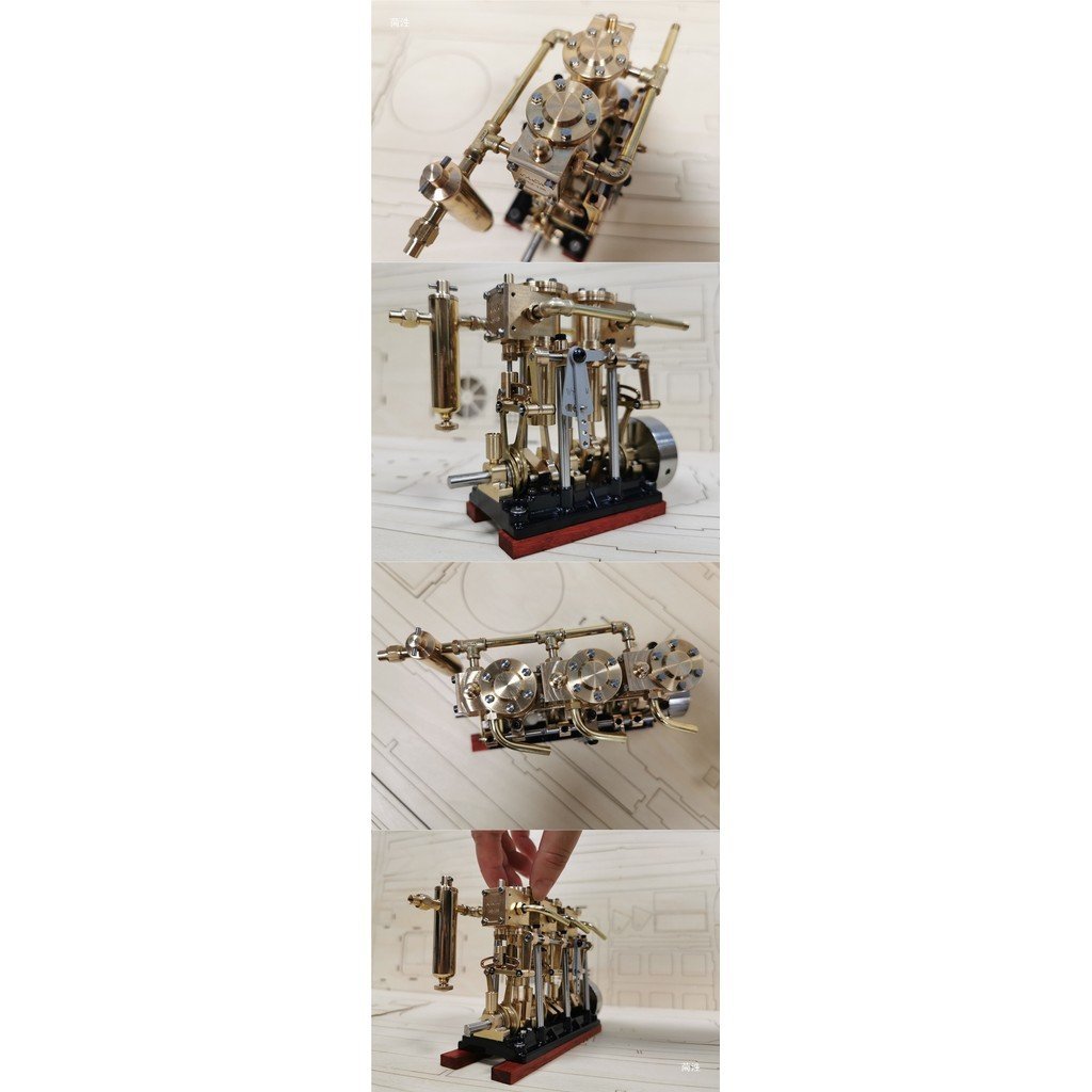 Big Other Steamship kao Engine รุ่น Steam Engine Double กระบอก Steam Torque ls3-13s Steam Engine สาม