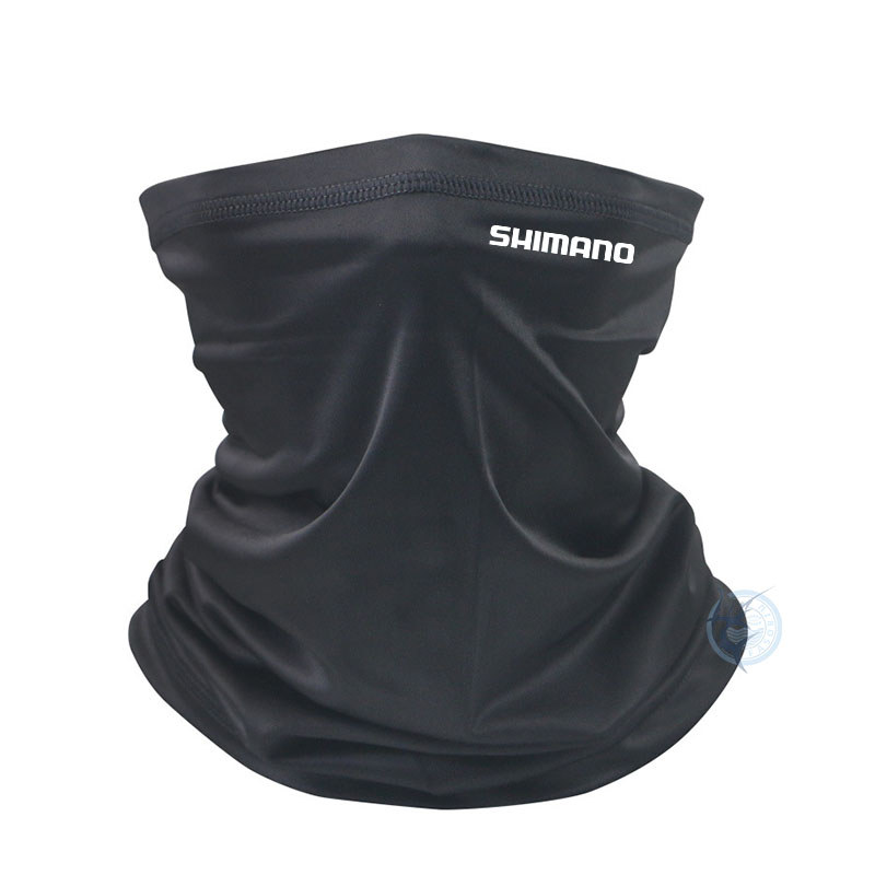 SHIMANO ชิมาโน่ ฤดูร้อนน้ําแข็งผ้าไหมตกปลาผ้าพันคอกลางแจ้งขี่จักรยานป้องกันแสงแดดระบายอากาศตกปลาหน้ากาก
