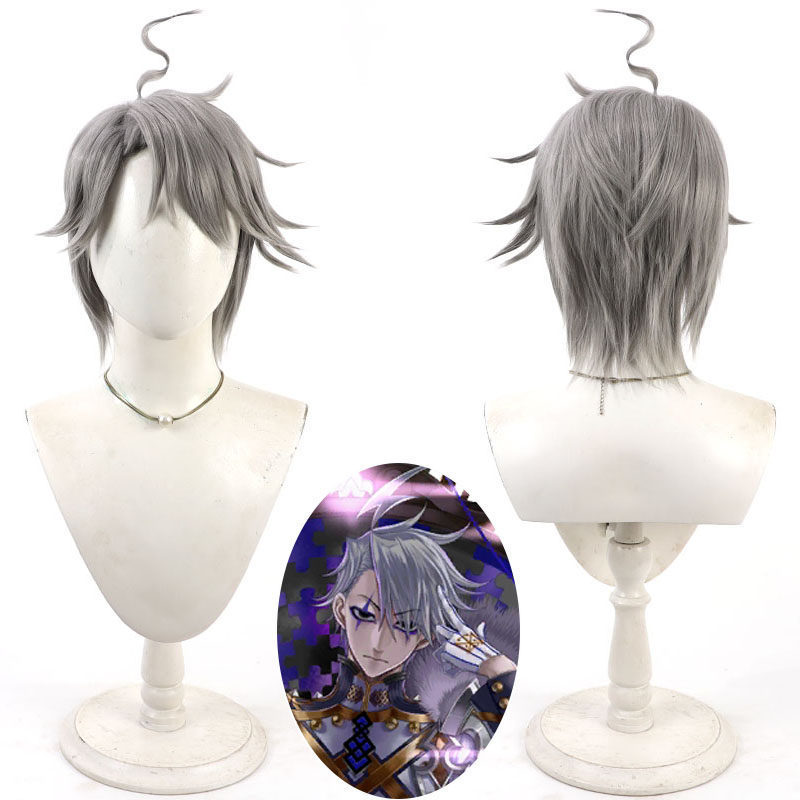 Fate  Grand Order James Moriarty Cosplay Wig Styled Hair With Black Roots