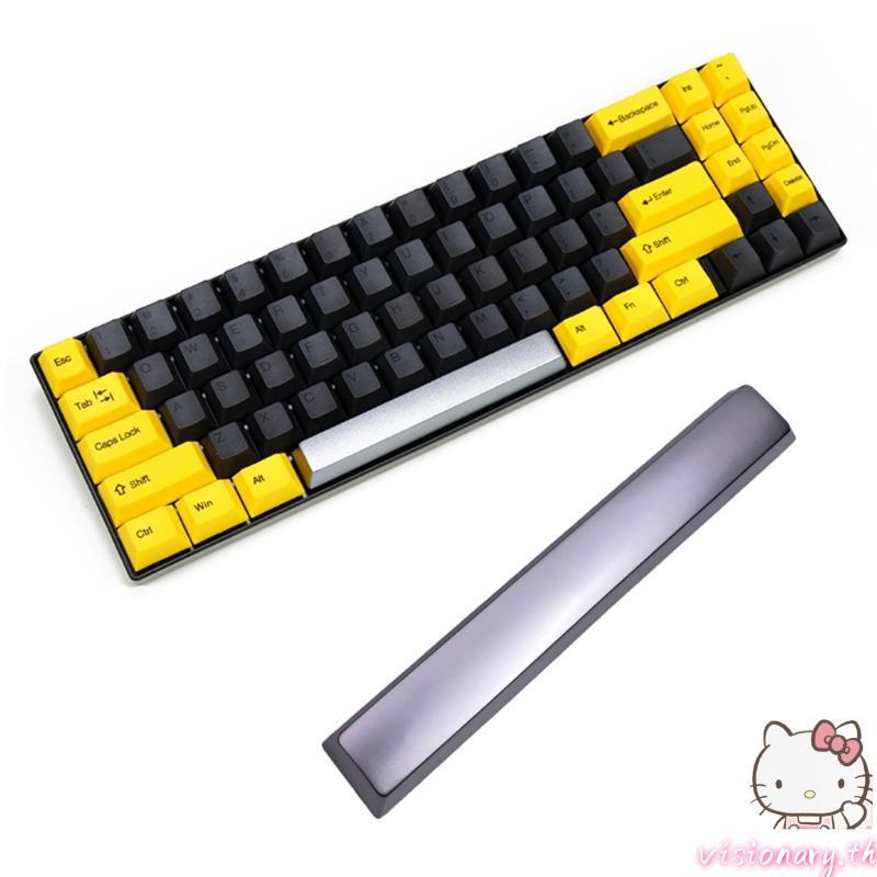 Vision Metal Keycap สังกะสีอัลลอยด์ Spacebar Keycap เสนอการพิมพ์สําหรับนักเล่นเกมคีย์บอร์ดแบบกลไกและ