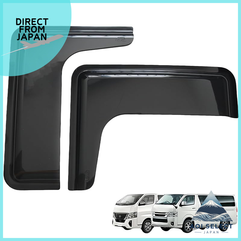 KICARYAJP Door Visor for Caravan NV350 E26 Standard and Wide (from June 2012) - Hiace 200 Series (4t