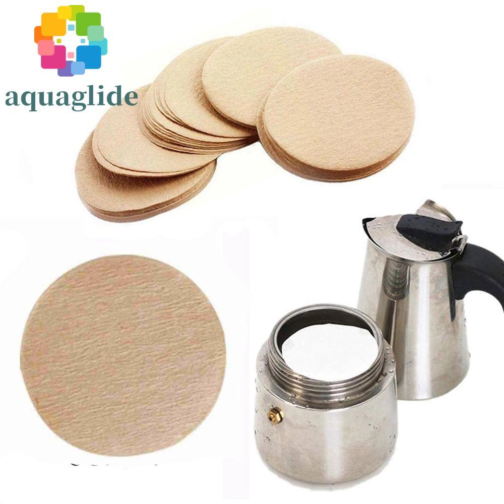 AQUAGLIDE Cafe กระดาษกรอง Espresso Per Pack รอบ 56 มม./60 มม./68 มม. 100 ชิ้นเครื่องมือกรอง
