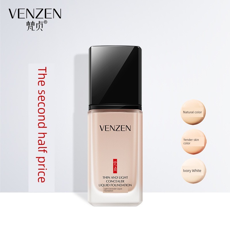 cushion ไพรเมอร์ Venzen venzen Lightweight cc Cream คอนซีลเลอร์ติดทนนานให้ความชุ่มชื้น