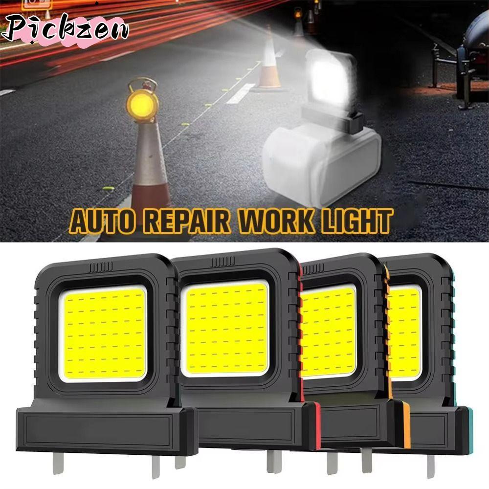 CODPICKZEN ไฟ LED ทํางาน, ไฟฉายกลางแจ้งแบบปรับได้สากล, คุณภาพสูงทนทานอะไหล่เครื่องมือไฟฟ้าความสว่างสูงไฟทํางานแบบพกพาสําหรับ Makita/Milwaukee/Dewalt/Bosch