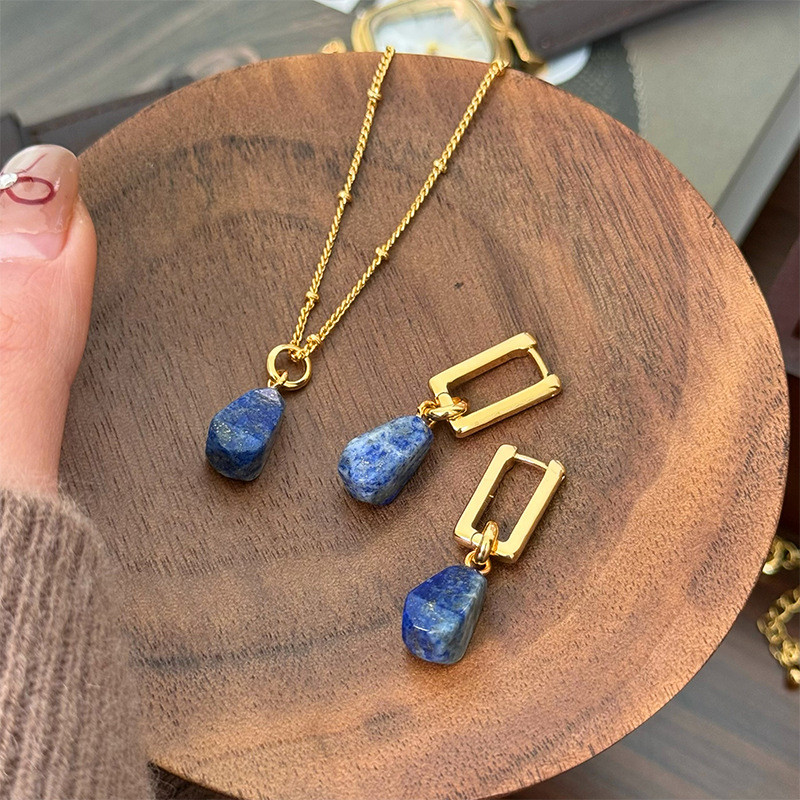 จี้สร้อยคอ Lapis Lazuli มีหลายด้าน ใช้อเนกประสงค์