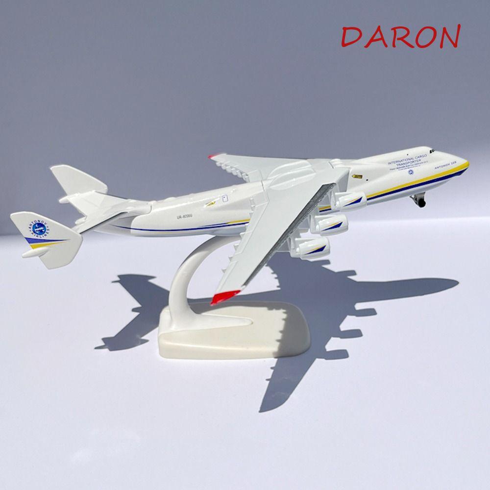 DARON AN225 เครื่องบินรุ่น,Diecast 1/400 Scale Antonov an-225, ตกแต่ง Miya 20 ซม.จําลองเครื่องบินแฟน