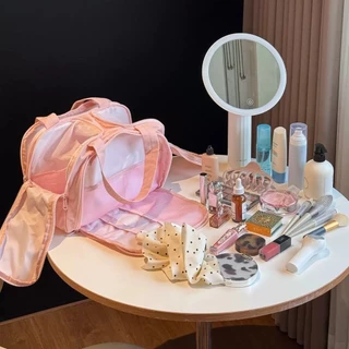 SMILO ของใช้ cosmetic bag อเนกประสงค์ กระเป๋าห้องน้ำ สำหรับผู้หญิง กันน้ำ พกพาสะดวก สำหรับผู้หญิง