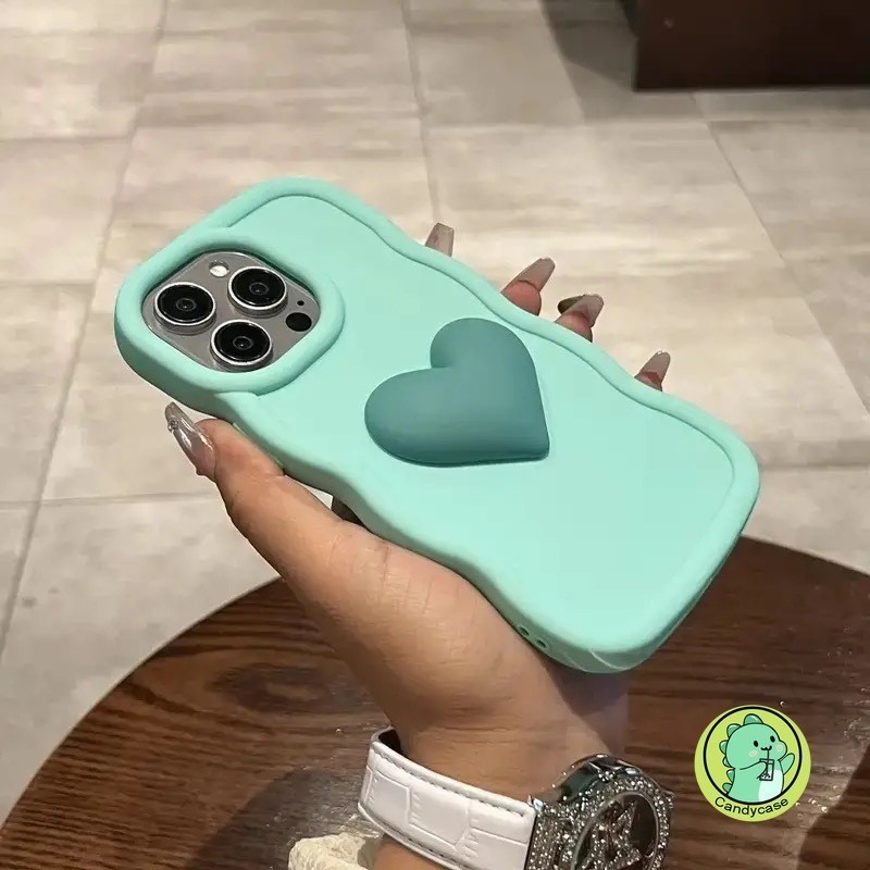 3D Love Waveเคสโทรศัพท์สําหรับTecno Camon 40 30 20 19 18 Pro 18T 18P 15 Air 16S 12 F2 F1 5G 4Gน่ารัก