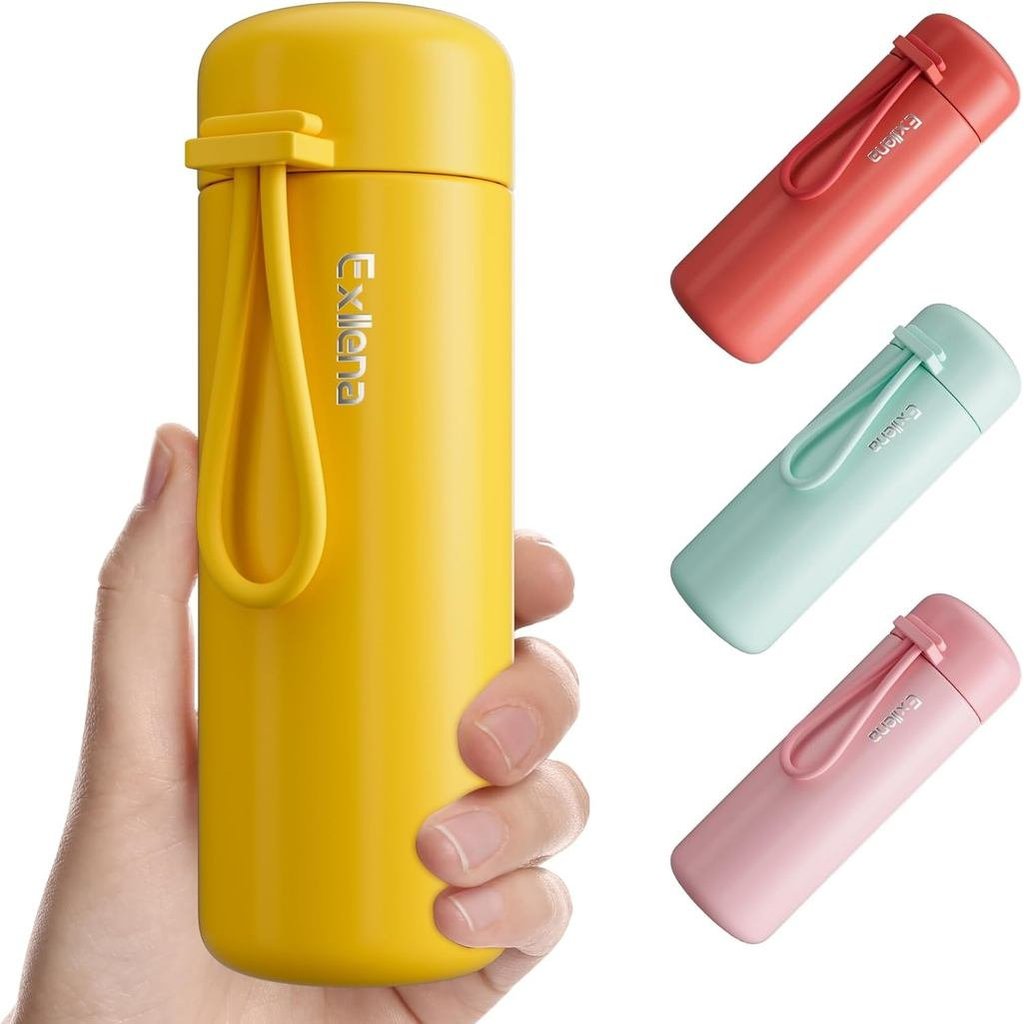 Mini Water Bottle 6.8oz/200ml, Small Insulated Water Bottle for Hot&Cold Drinks, Water Bottle Purse 