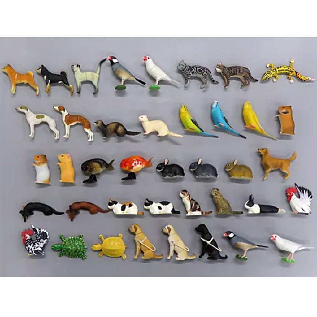 Furuta Pet Animal Collection 1 แคปซูลของเล่นเด็กประกอบ 4D Animal Pet Model Gift A Ready Stock