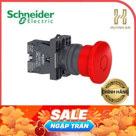 ปุ่มหยุดฉุกเฉิน - สีแดง - พี่ 40 - ตัวปล่อย/ดึงแบบหมุน - 1NC - Schneider Electric - XA2ES542 XA2ET42