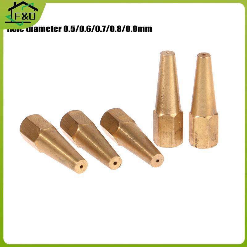 F&O H01-2 แก๊สประสานไฟฉายหัวฉีดออกซิเจน Acetylene ก๊าซเหลวสําหรับเหล็กทองแดงอลูมิเนียมบัดกรีไฟฉายเชื