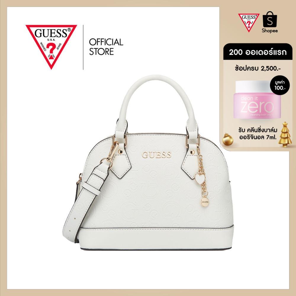 GUESS กระเป๋า รุ่น AG960570 LEXY MINI CROSSBODY TOP ZIP สีขาว