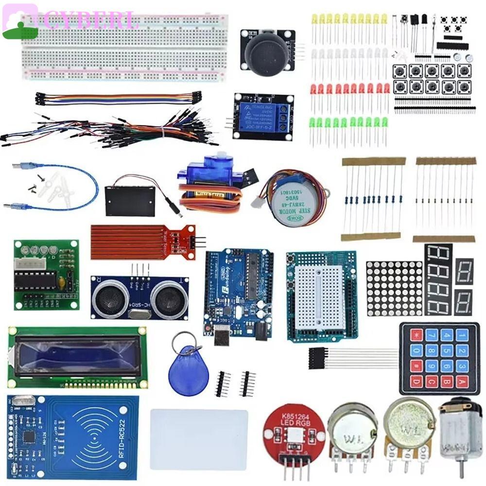 CYBERLINX Starter Kit สําหรับ Arduino Uno R3, Jumper Wire Sensor ปุ่ม Uno R3 Project, Arduino Uno R3