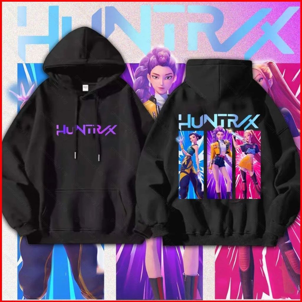 GC1 KPop Demon Hunters HUNTR/X Rumi Mira Zoey Hoodie Anime Sweatshirt GC1