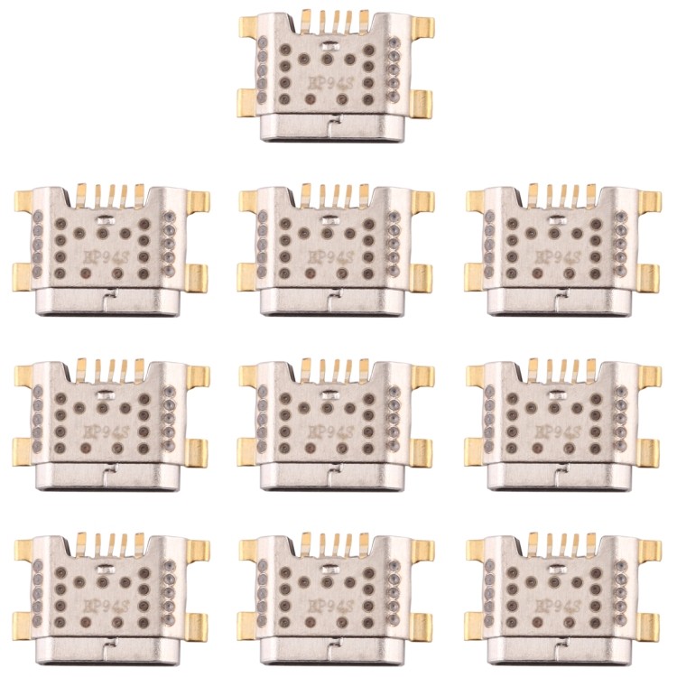 จัดส่งในวันเดียวกันสําหรับ Vivo Y3 / U1 / Y95 / Y97 / Z1 / Z3 / Z5 / Z5X 10 ชิ้นพอร์ตชาร์จเชื่อมต่อ