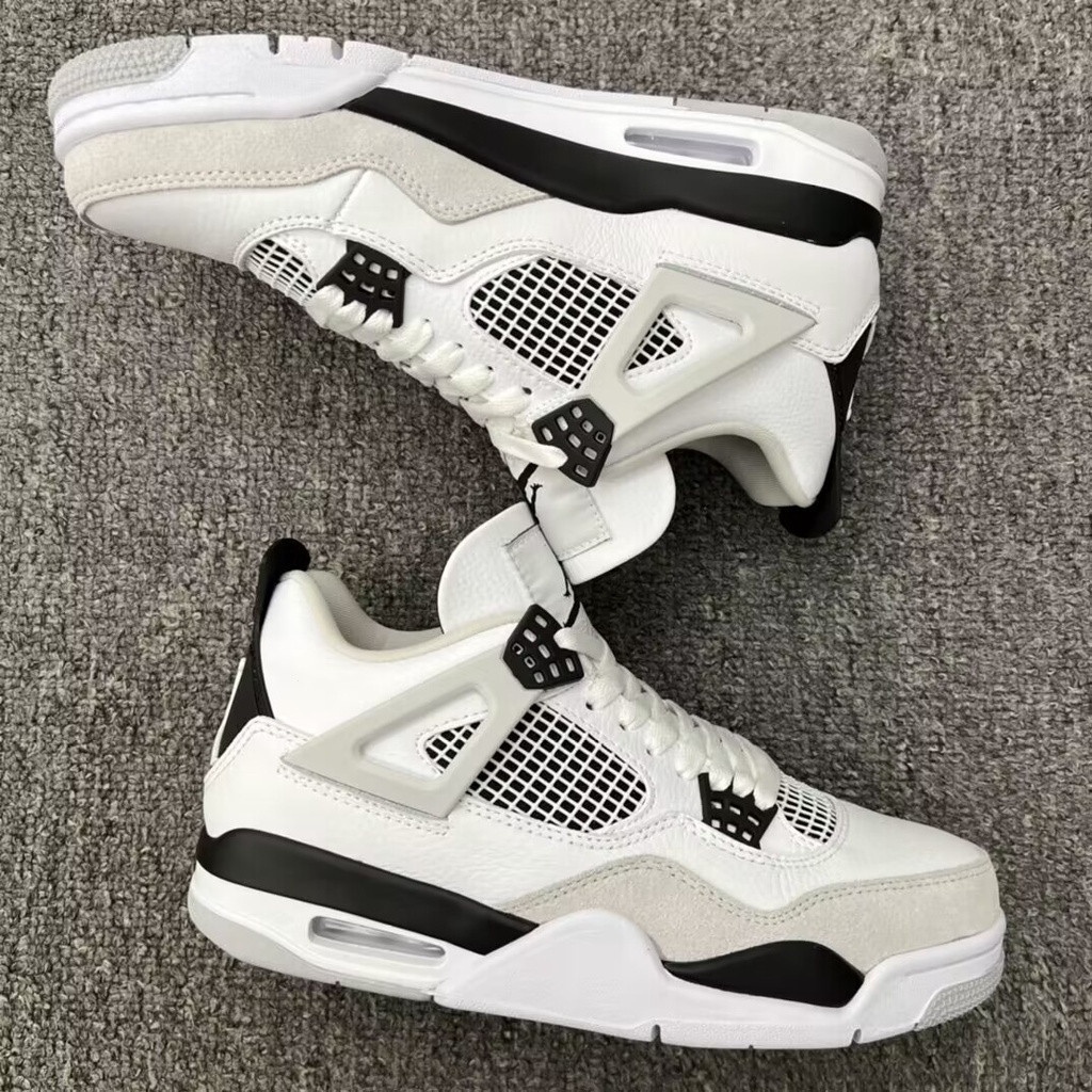 รองเท้าบาสเก็ตบอล Jordan 4 "Military Black" ไซส์ 36-46