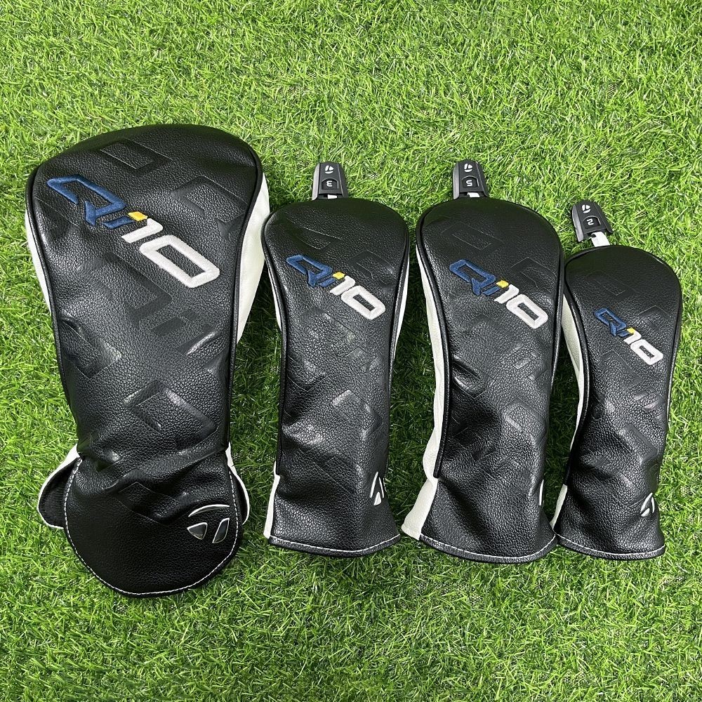 ฝาครอบไม้กอล์ฟ TLM พิมพ์ QI10 Driver ฝาครอบไม้กอล์ฟไม้ขาไก่ฝาครอบหัวไม้กอล์ฟ