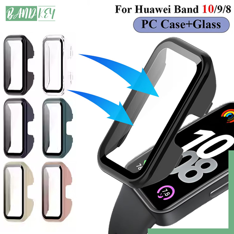ฝาครอบกันตกสำหรับพีซี for Huawei Band 11/11 Pro 10 9 8 NFC ฟิล์มกันรอยหน้าจอคุณภาพแข็งแรง for Huawei Band 10 9 8