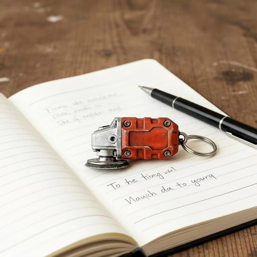 ทามาโย มินิเครื่องบดพวงกุญแจ,จี้รูปร่างเสน่ห์อุปกรณ์เสริมเครื่องมือบดที่สมจริง,ของขวัญออกแบบที่สมจริงกระเป๋าเป้สะพายหลังอุปกรณ์เสริม เล็กน้อย เครื่องขัด พวงกุญแจฮาร์ดแวร์ผู้ - รูปที่ 4