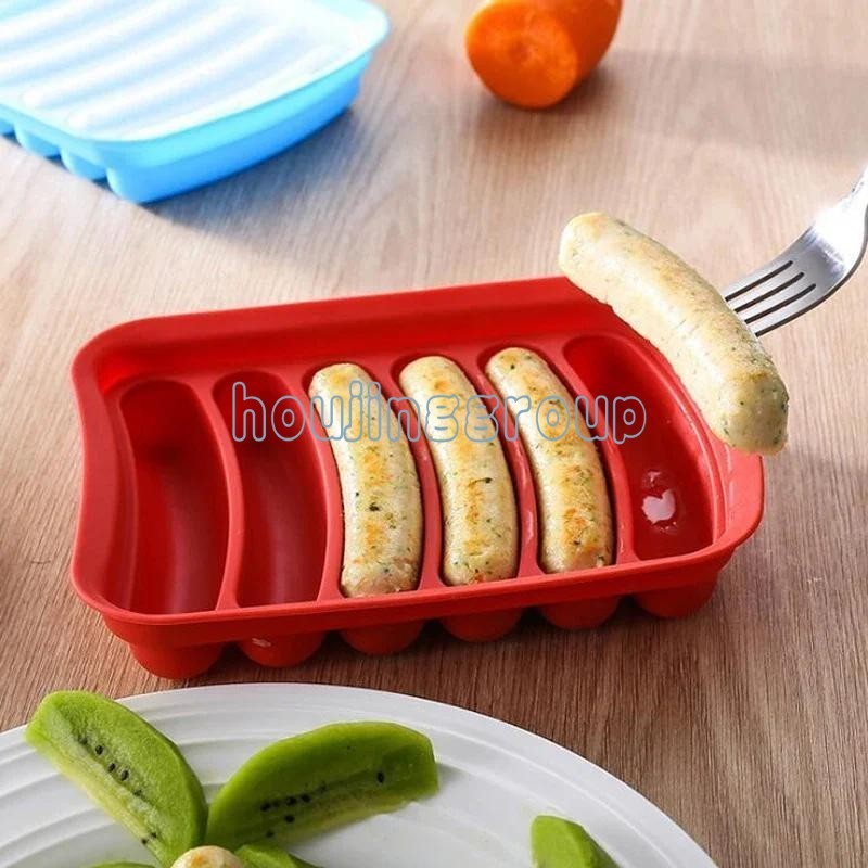 ซิลิโคน Hotdog Mould ไส้กรอก Mould Acuan Sosej Acuan Hotdog แม่พิมพ์ DIY ทําอาหารเด็ก