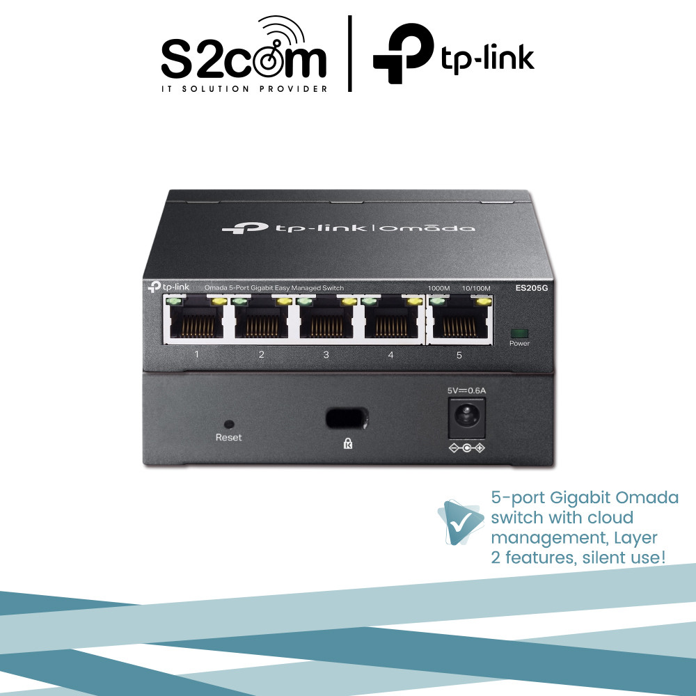 TP-Link ES205G Omada 5-Port Gigabit Easy Managed Switch