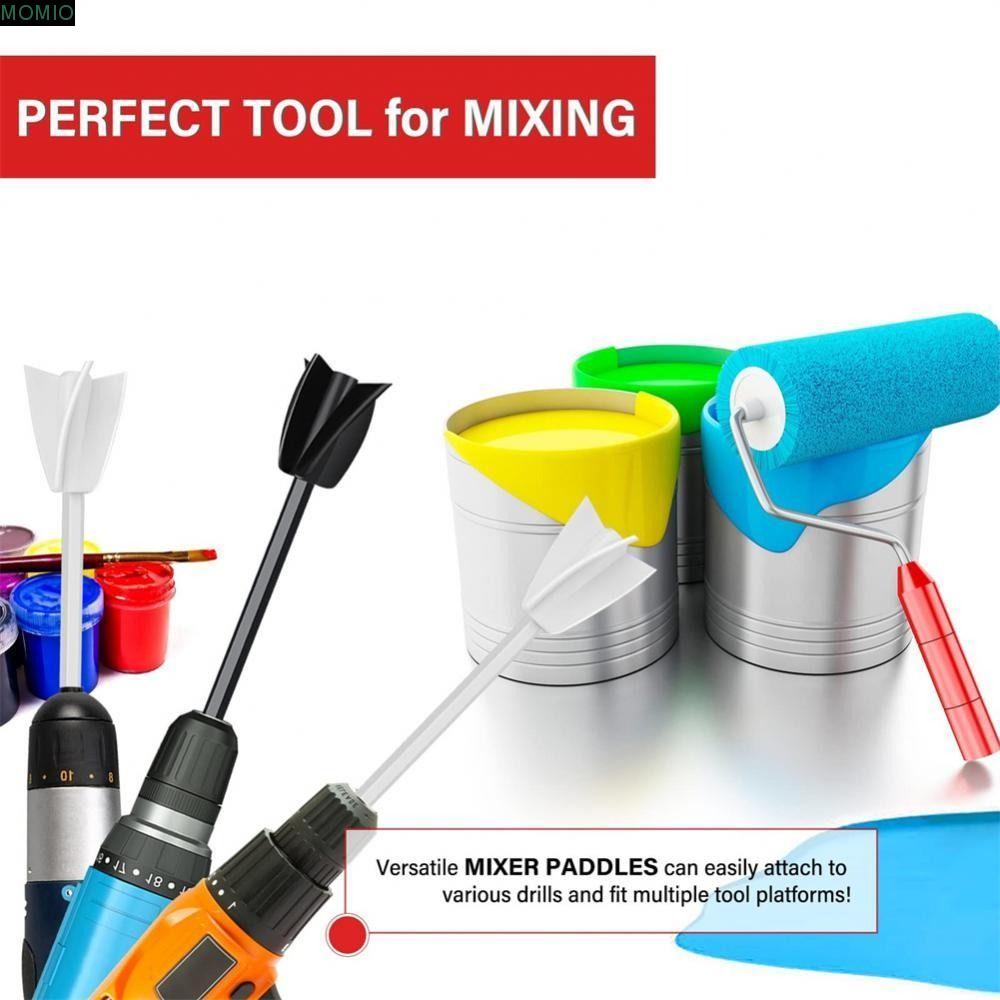 MXMIO Mixer Paddle Mixer Attachment Epoxy Paint Mixer Helix Mixer Mud Power Mixer Stirring Rod