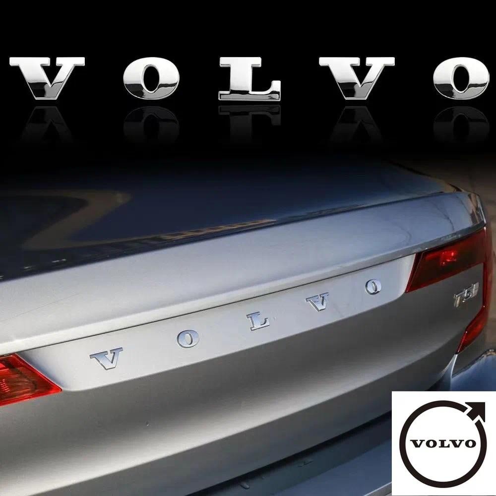 ใช้ได้กับ VOLVO V60 S90 S8L XC60 XC90 สติ๊กเกอร์ติดรถ Volvo ตัวอักษร 3D badge สติ๊กเกอร์ ABS โลโก้หา