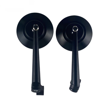 กระจกมองหลังรถจักรยานยนต์รอบกระจกมองหลังมุมมองกว้างปรับสะท้อนแสง / Motorcycle rearview mirror anti-high beam lamp