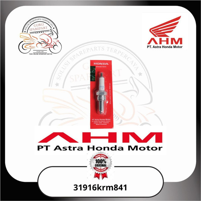 หัวเทียน Honda suprax125 beatfi karismax megapromono verza31916krm841 CPR8EA9 NGK AHM Original