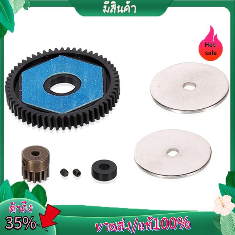 56T Spur Gear 13T เกียร์มอเตอร์เกียร์ชุดสําหรับ 1/10 RC Crawler รถ SCX10 SCX10 II อะไหล่อัพเกรด