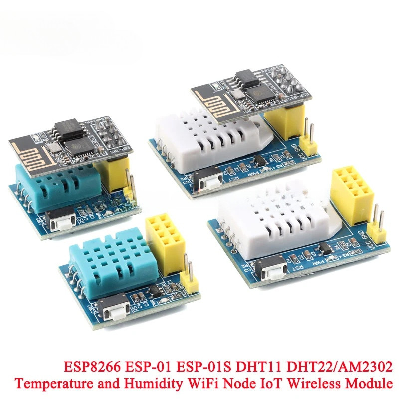 ESP8266 ESP-01 ESP-01S DHT11 DHT22 AM2302 AM2320 ดิจิตอลอุณหภูมิความชื้นเซนเซอร์ Wifi Node IoT โมดูล