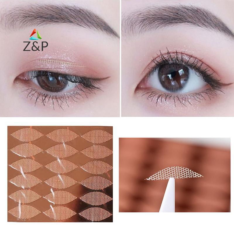 Z&P 18/24 ชิ้นที่มองไม่เห็นสติกเกอร์เปลือกตาลูกไม้ Eye Lift Strips Double Eyelid เทปกาวสติกเกอร์ Eye Tape เครื่องมือ COD