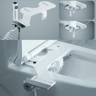 BIDET TOILET โคแอ้ม ชุดฉีดชำระอัตโนมัติ สไตล์ญี่ปุ่น (TB820-2) อุปกรณ์เสริมฝารองนั่งสุขภัณฑ์