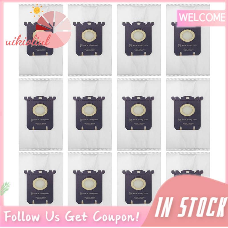 ถุงเก็บฝุ่นสําหรับเครื่องดูดฝุ่นคลาสสิก EL200F EL200F EL4100 EL4200 EL6985 EL7000 EL85009(12PCS)