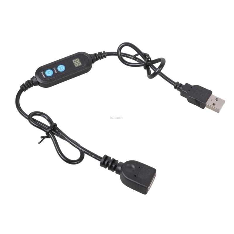 BA อัจฉริยะ USB Timer Control สาย 5V Auto Restart Switching สําหรับพัดลมห้องครัวโต๊ะอุปกรณ์