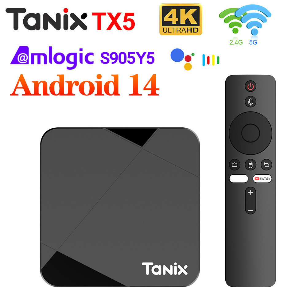 Tanix TX5 TVBox Android14 Amlogic S905Y5 รองรับ 4K