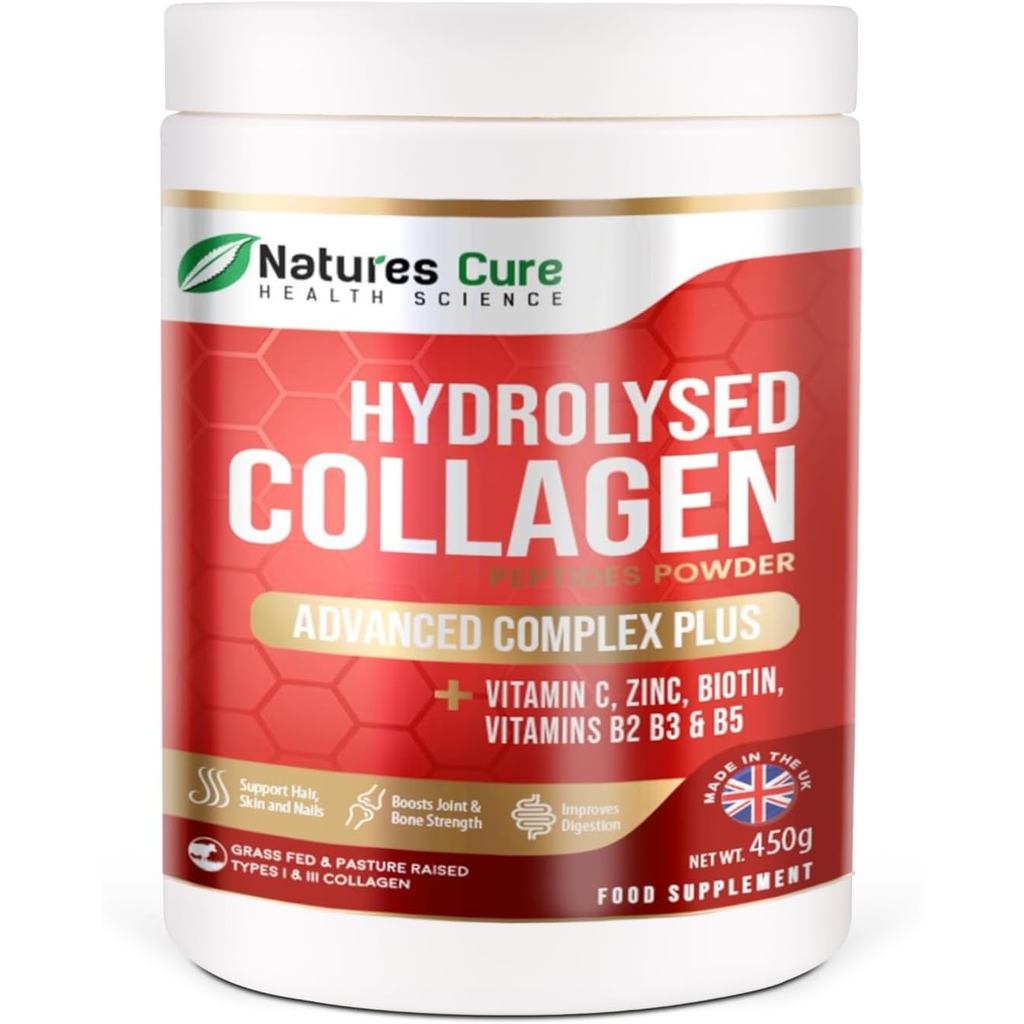 Premium Collagen Powder Complex – Bovine Collagen Peptides 450g- อุดมด้วยวิตามิน B Essential, วิตามิ